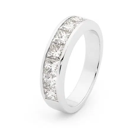 SONYA - 18ct White Gold Princess Cut Wedding / Dress Ring