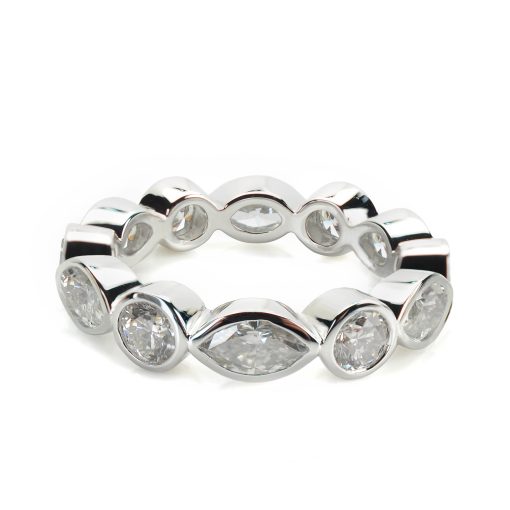 CROSS ROADS - Platinum Diamond Dress Ring