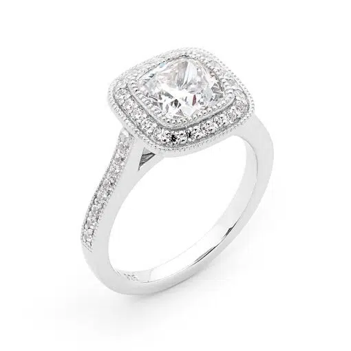 KATHRYN- Platinum Diamond Engagement Ring