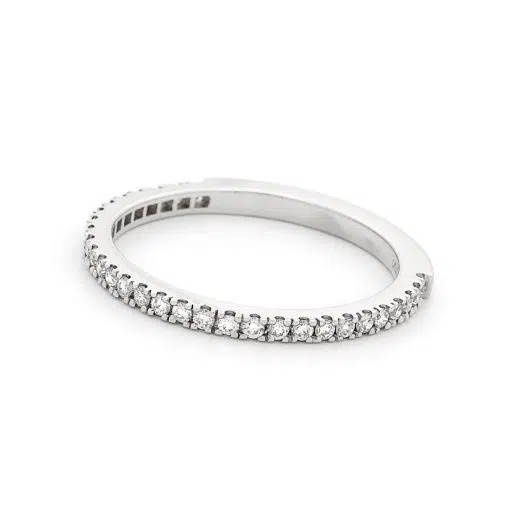 I DO - 18ct White Gold Diamond Wedding Ring