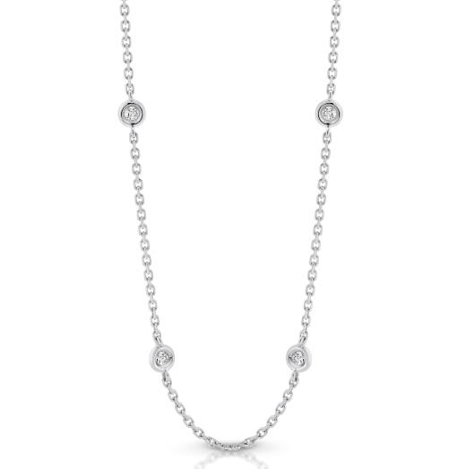 DIAMONDS BY THE MILE- Diamond Necklace In 18ct White Gold