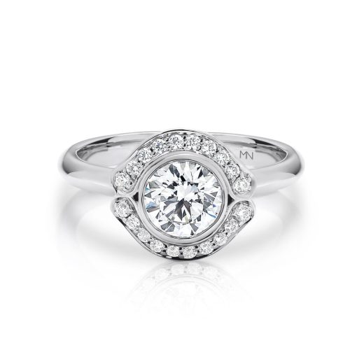 NATALIE- 18ct White Gold Diamond Engagement Ring