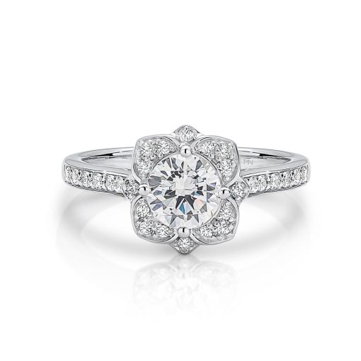 ROSE- 18ct White Gold Diamond Engagement Ring