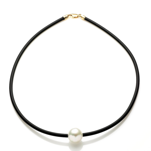 BRUCE - Sth Sea Pearl Neo Prene Necklace