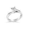 White Gold Diamond Engagement Ring