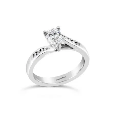 White Gold Diamond Engagement Ring