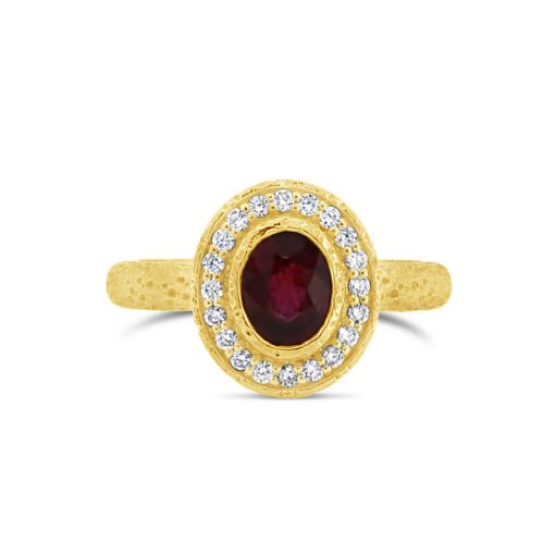 Ruby And Diamond Dress Ring