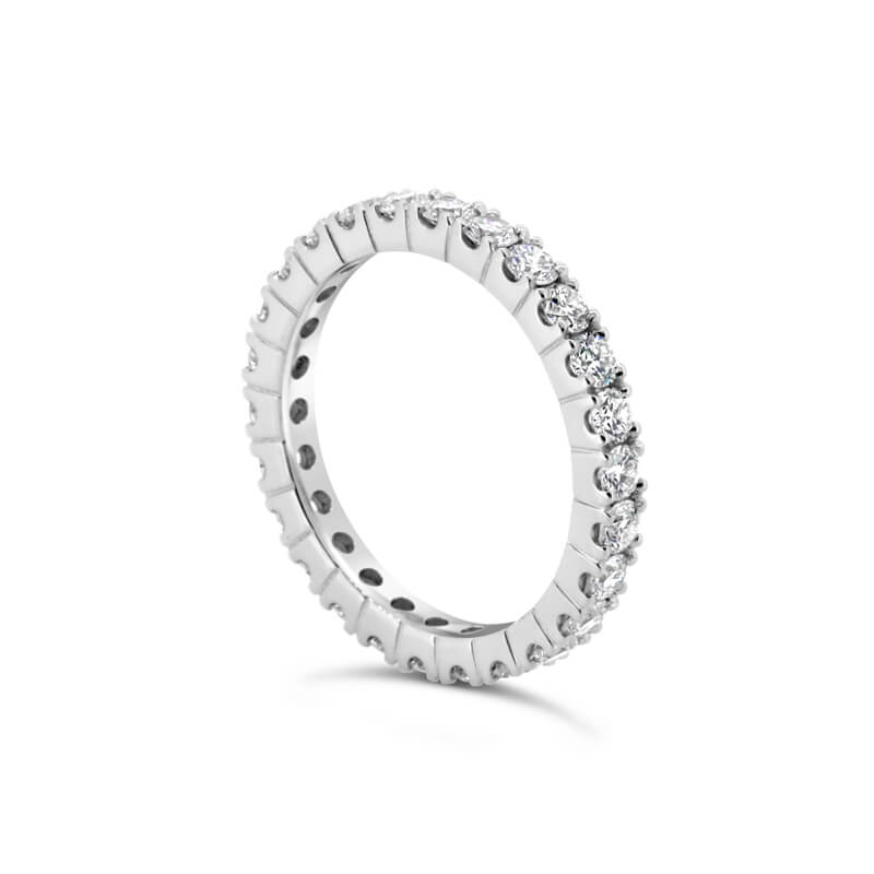 Platinum Full Circle Diamond Eternity Ring