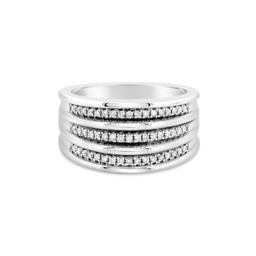 White Gold And Diamond Dress Ring