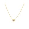 Yellow Gold Diamond Solitaire Pendant