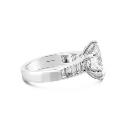 Platinum Diamond Engagement Dress Ring