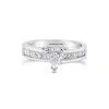 White Gold And Diamond Engagement Ring