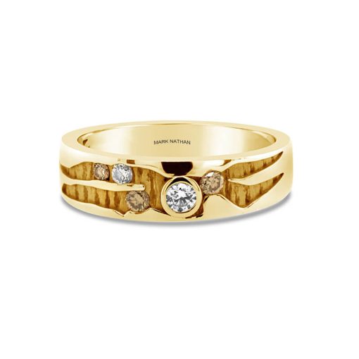 'Australian Outback' Yellow Gold Diamond Dress Ring