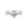 White Gold Diamond Engagement Ring