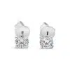 White Gold Diamond Stud Earrings