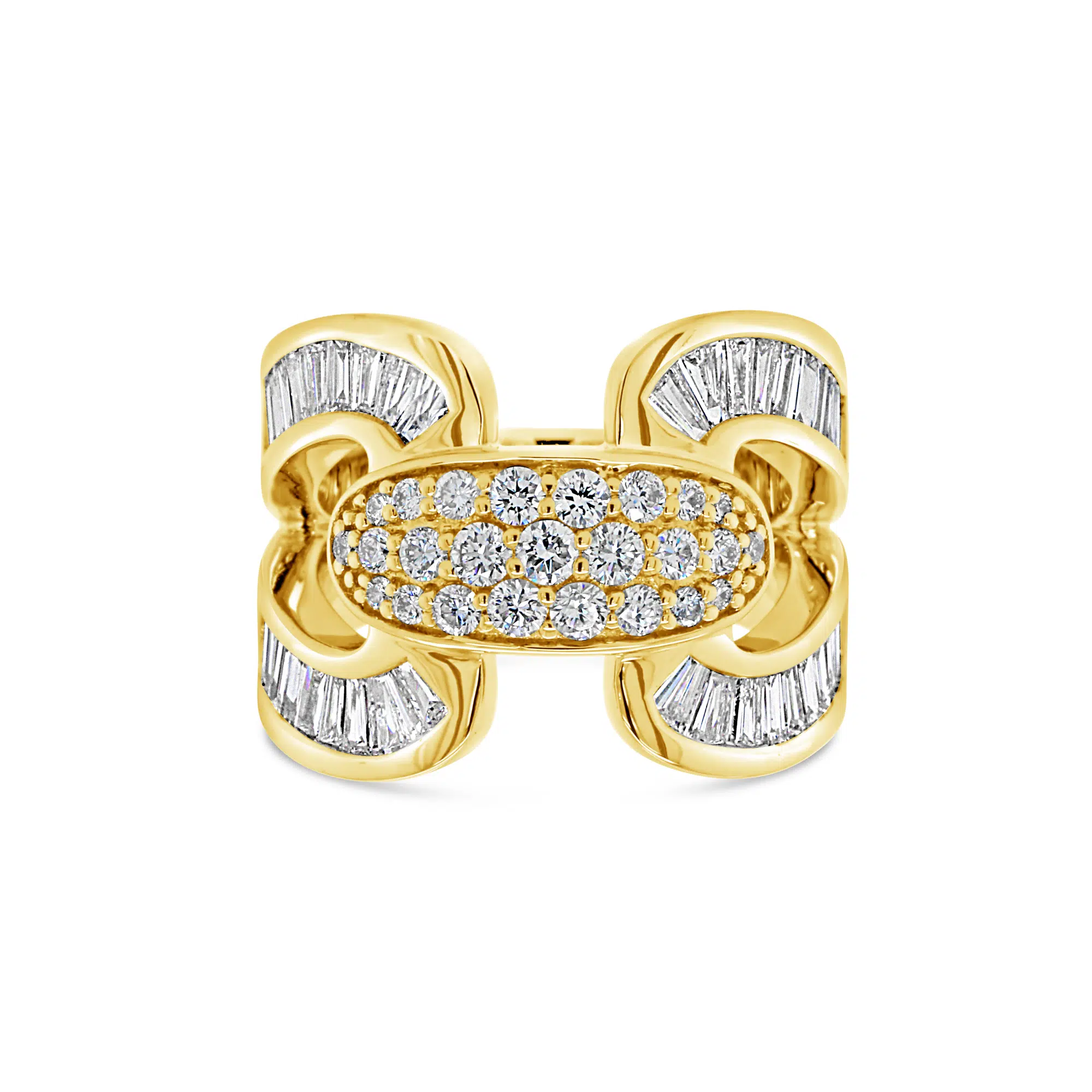 Yellow Gold Diamond Dress Ring