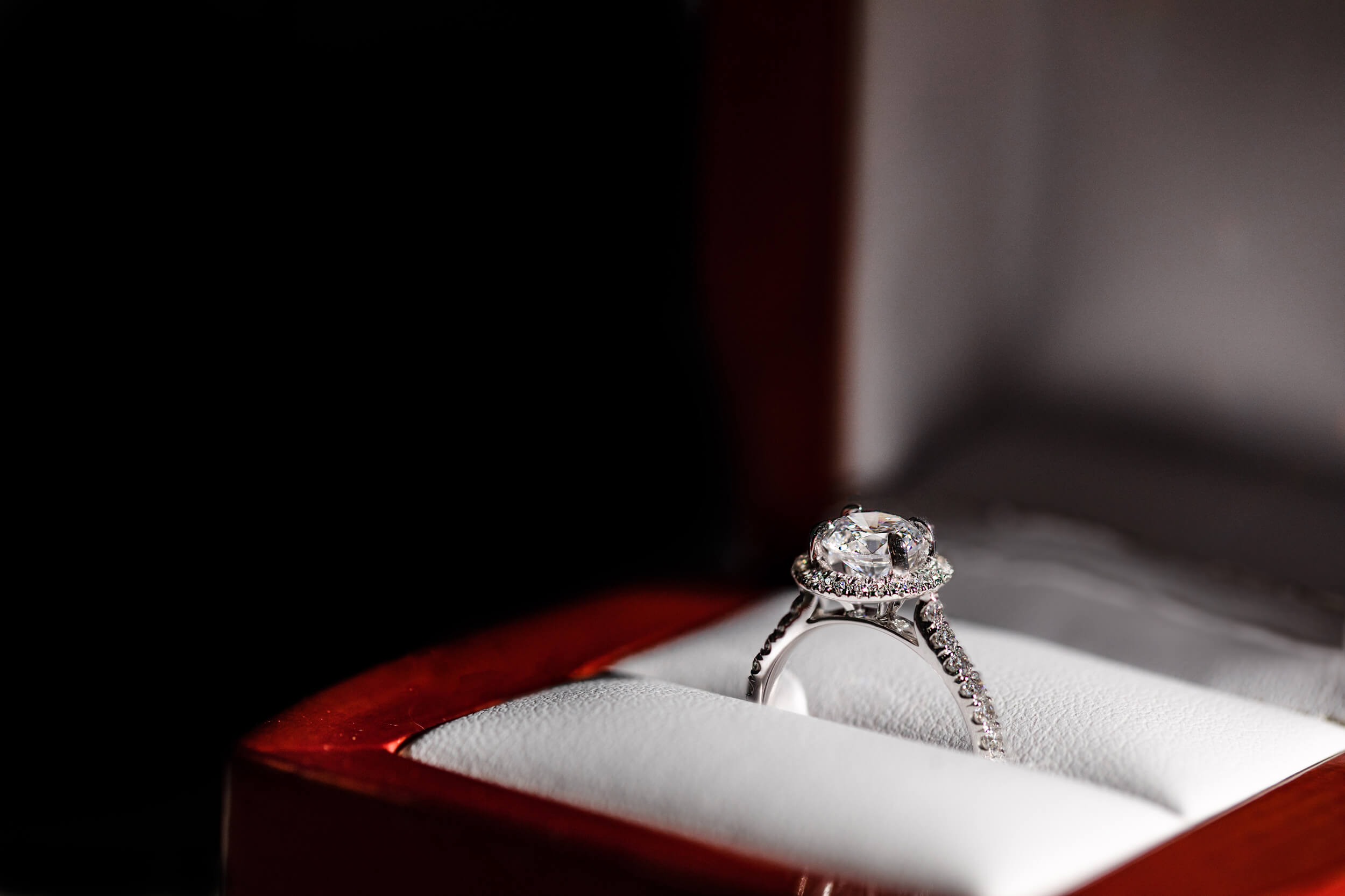 diamond ring in box