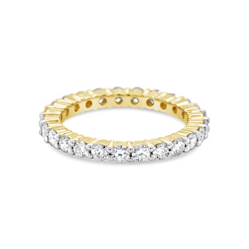 Love - 18ct Yellow Gold Diamond Wedding/Eternity Ring by Mark Nathan Jewellery