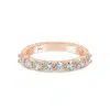 Andrea - 18ct Rose Gold Diamond Eternity Ring by Mark Nathan Jewellery
