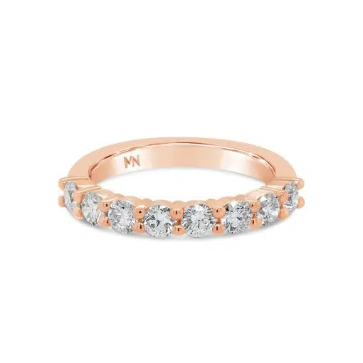 Andrea - 18ct Rose Gold Diamond Eternity Ring by Mark Nathan Jewellery
