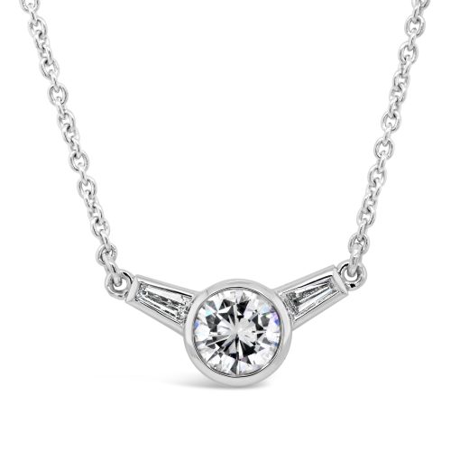 ROURKE-Diamond Trilogy Pendant In 18ct White Gold