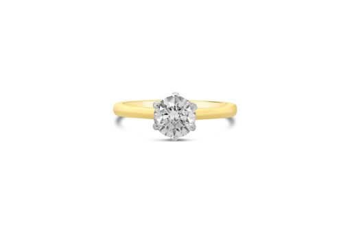 MIA- 18ct Yellow Gold Diamond Solitaire Engagement Ring