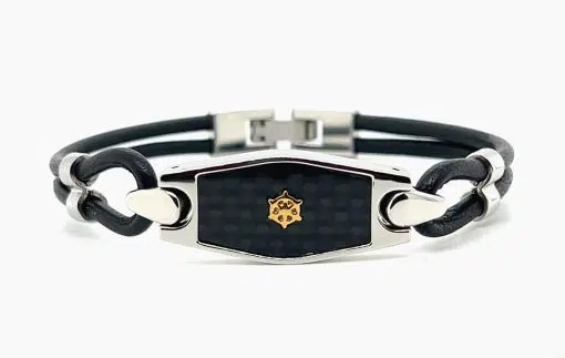 MORELLATO- Stainless Steel Carbon Fiber Bracelet