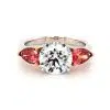 JUSTINE - 18ct White Gold Diamond Engagement Ring By Mark Nathan Jewellery