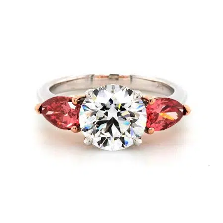JUSTINE - 18ct White Gold Diamond Engagement Ring By Mark Nathan Jewellery