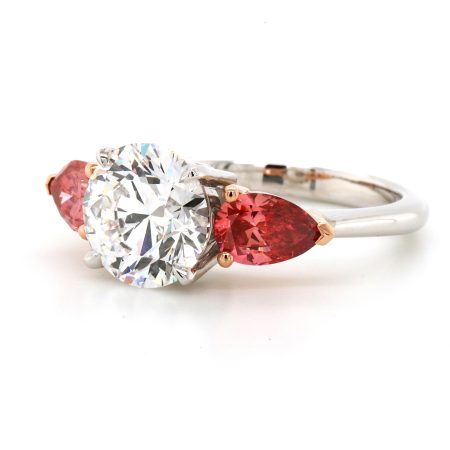 JUSTINE - 18ct White Gold Diamond Engagement Ring By Mark Nathan Jewellery