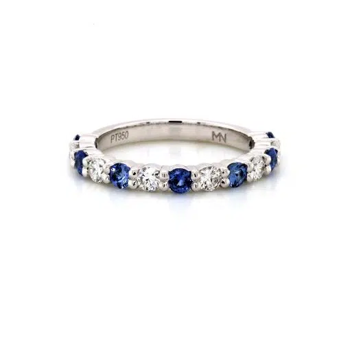 PIP- Platinum Sapphire & Diamond Ring