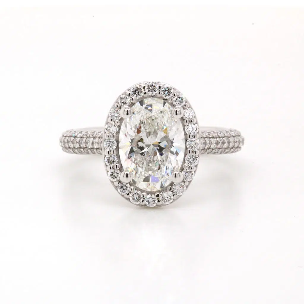 KENDALL - 18ct White Gold Diamond Engagement Ring By Mark Nathan Jewellery