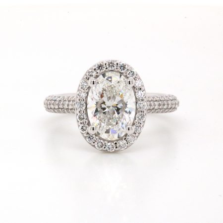 KENDALL - 18ct White Gold Diamond Engagement Ring By Mark Nathan Jewellery