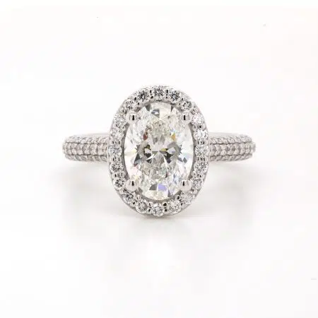 KENDALL - 18ct White Gold Diamond Engagement Ring By Mark Nathan Jewellery