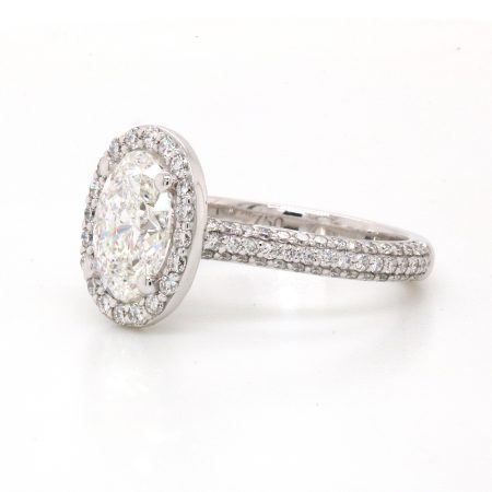 KENDALL - 18ct White Gold Diamond Engagement Ring By Mark Nathan Jewellery