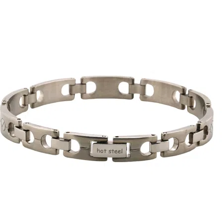 LEON – Stainless Steel Gents Bracelet By Mark Nathan Jewellery