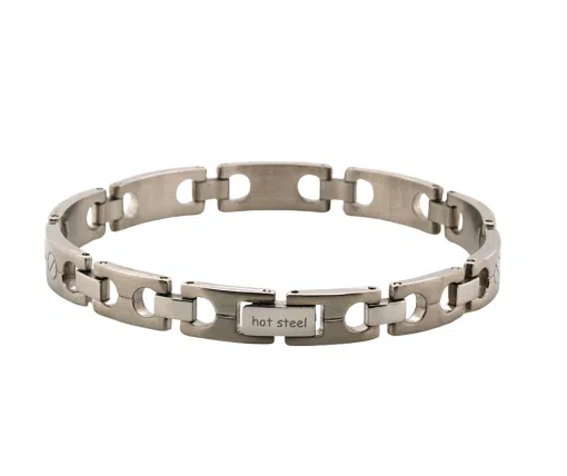 LEON – Stainless Steel Gents Bracelet By Mark Nathan Jewellery