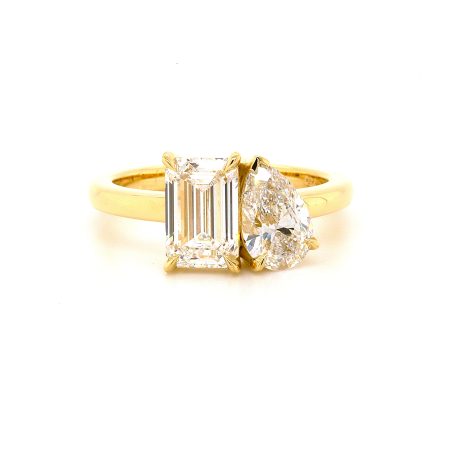 MINX - 18ct Yellow Gold “Toi Et Moi” Diamond Ring