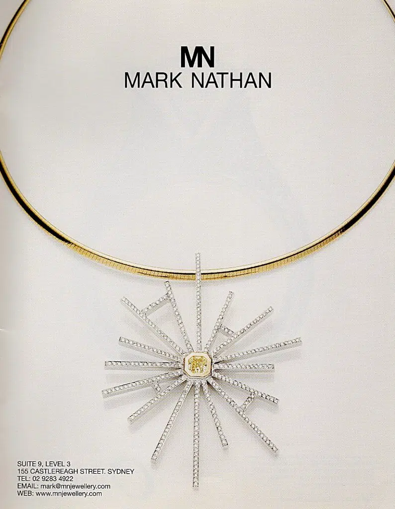 Mark Nathan - Harpers Bazaar Finalist piece of jewellery