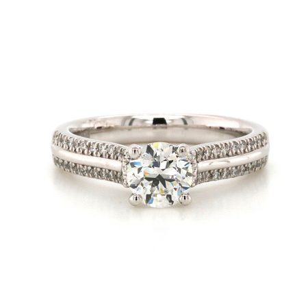 EVELYN - 18ct White Gold Diamond Engagement Ring