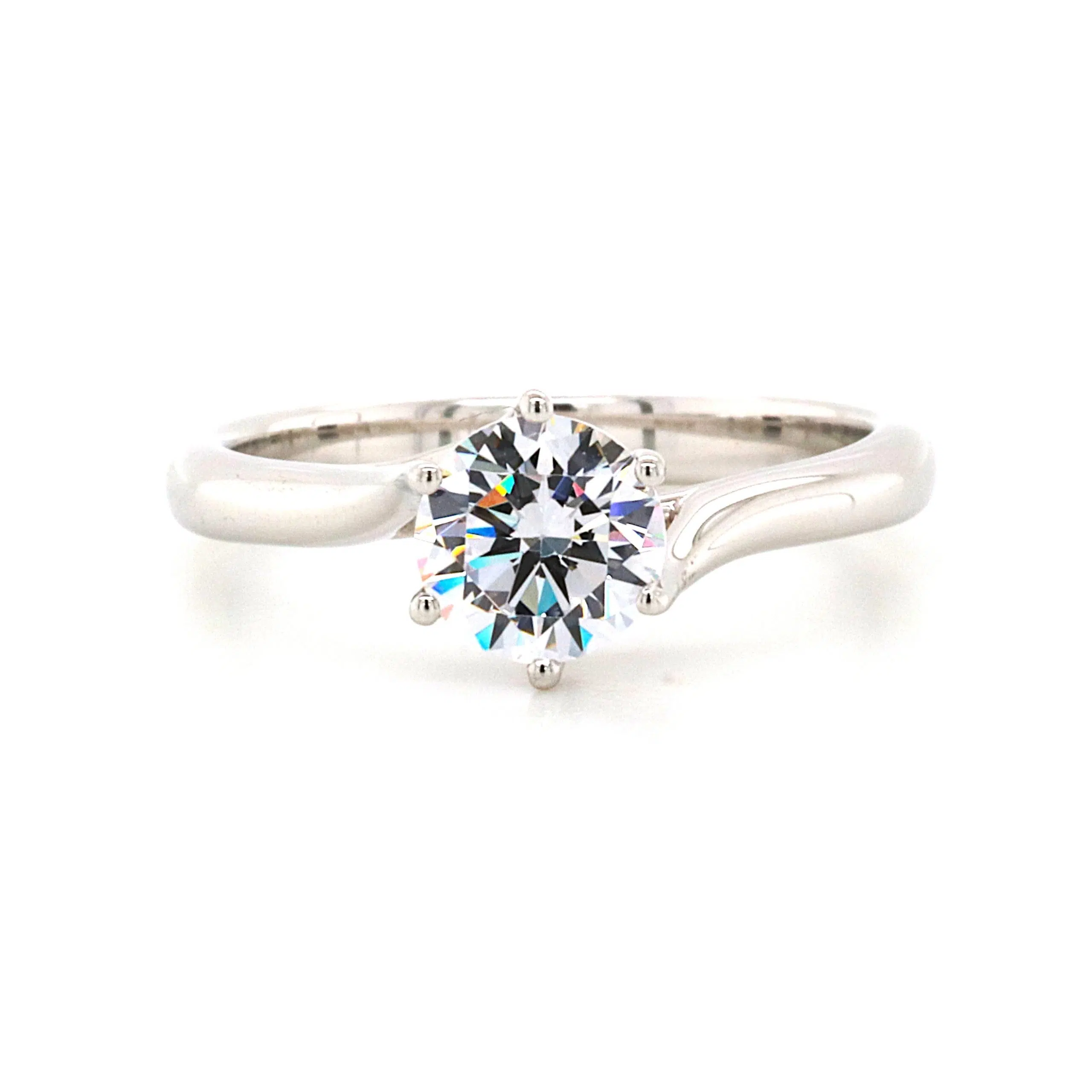 LUNA - 18ct White Gold Diamond Engagement Ring