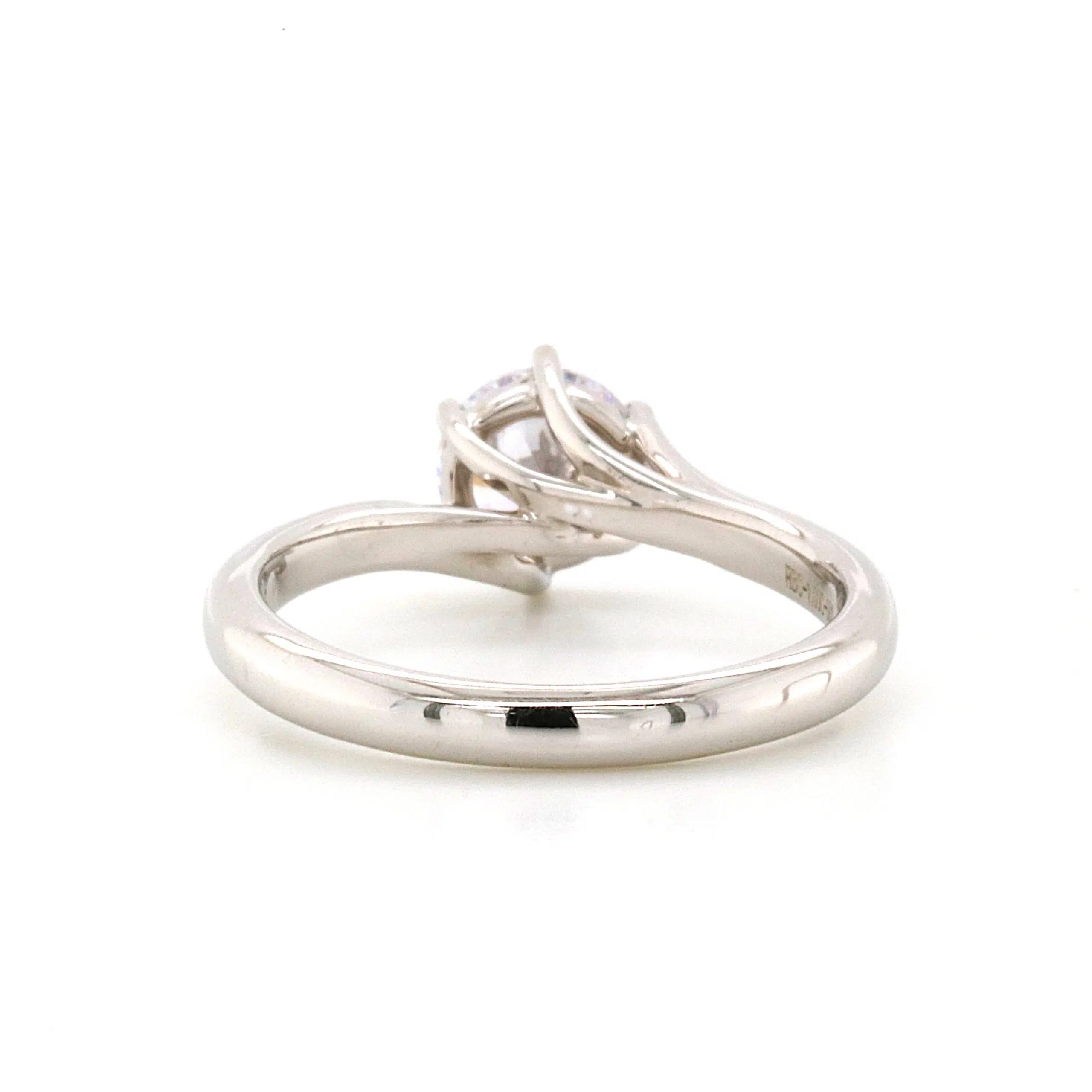 LUNA - 18ct White Gold Diamond Engagement Ring - Image 5